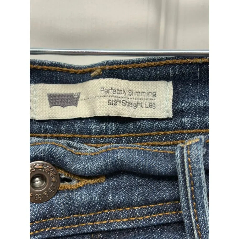 Levi’s Jeans Perfectly Slimming 512 Pocket Detail Women’s Size 10 30 x 32
